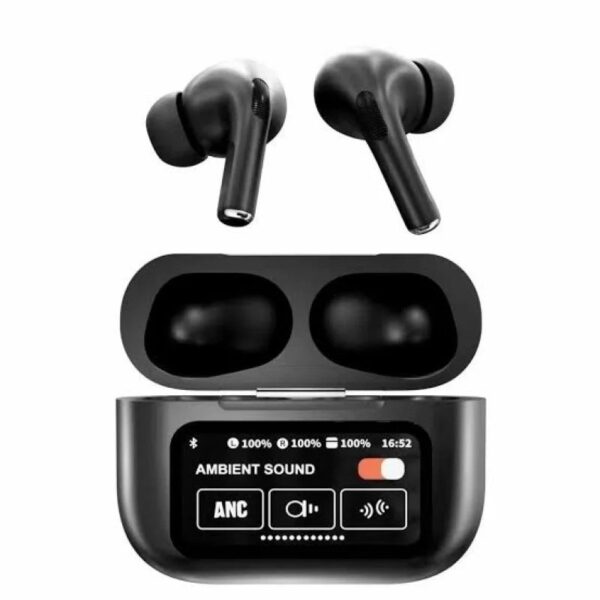 Airpods X Digital Touch Screen (Black Edition) - Image 2